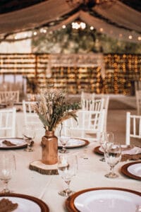 Fall tablescape at Jax wedding venue